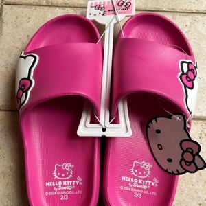Hello Kitty Pink Slide Sandals for Kids